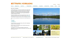 Desktop Screenshot of battrafikikvikkjokk.com